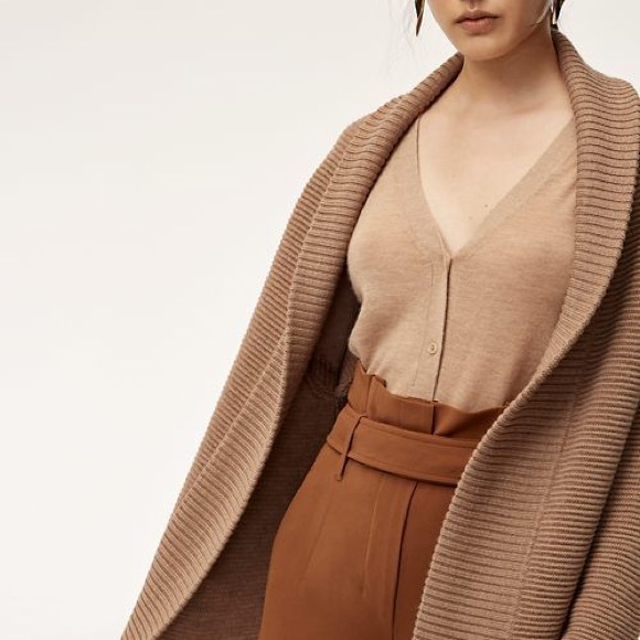 Aritzia Oversized Ribbed Knit Cardigan - Picture 3 of 9